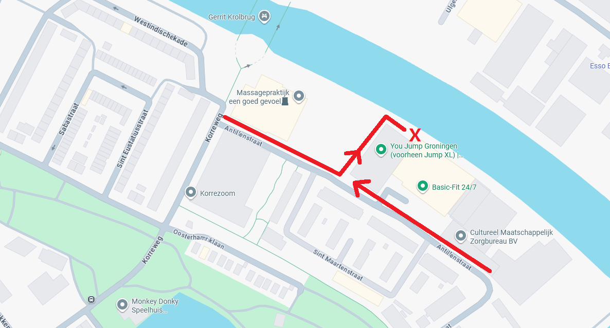 routekaart Antillenstraat 7L